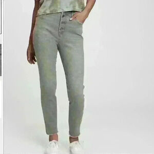 GAP | Teen Girls Grey Wash Sky High-Rise  Skinny Ankle Jeans